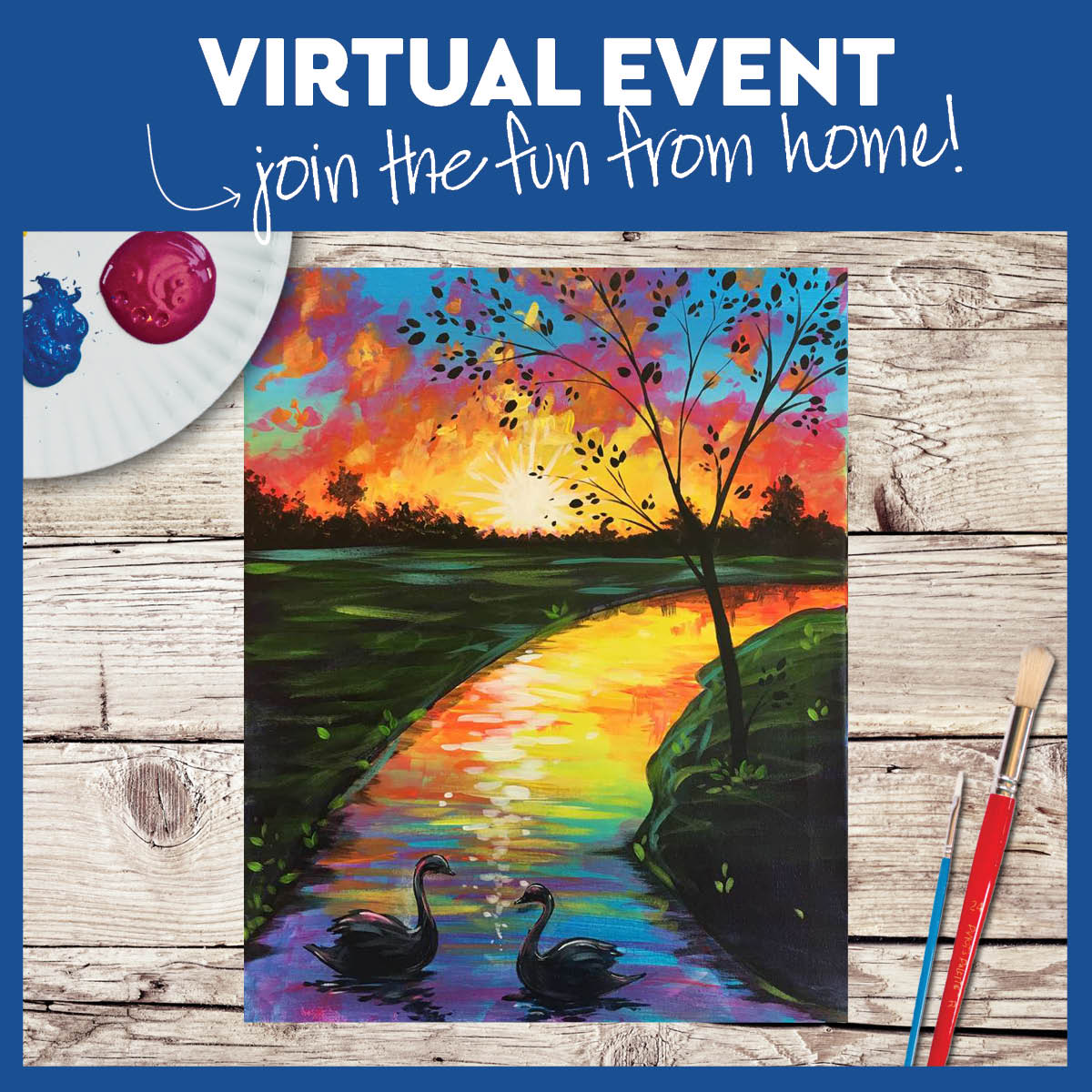 VIRTUAL EVENT - ALL SUPPLIES INCLUDED - WEBLINK AVAILABLE FOR 7 DAYS FOLLOWING EVENT
